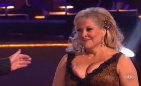 Here is a Nancy Grace nipple slip photo NSFW God help us all