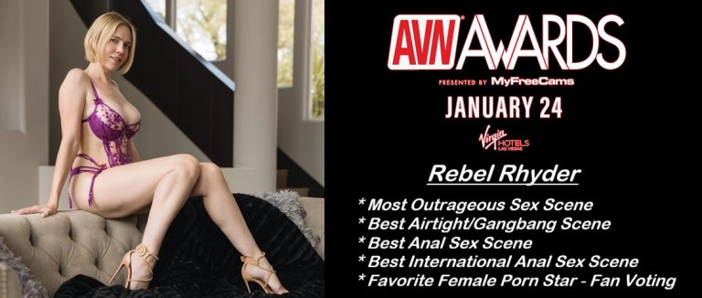 Busty Blonde Also Nominated for Fan Voting Award for Favorite Female Porn Star