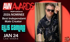 Ellis Camino Receives His Second Straight AVN Awards Nomination