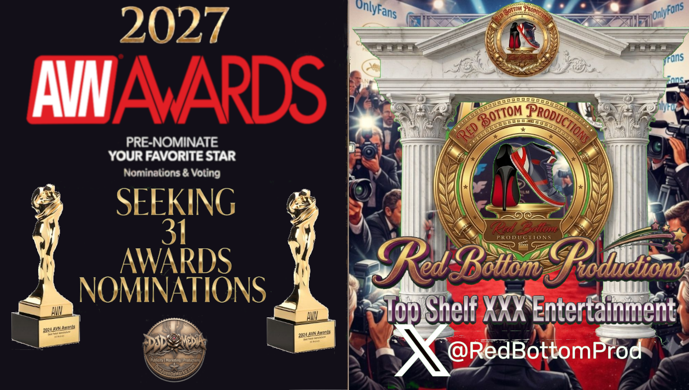 Red Bottom Productions Launches Epic AVN Awards Campaign Following a Year of Record-Breaking Nominations