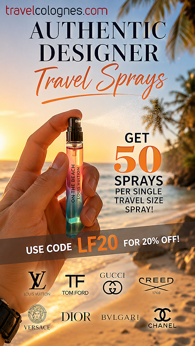 Authentic Designer Travel Sprays